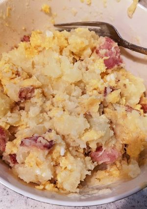 鍋一つ！お酒のつまみにもなるポテサラ-レシピのメイン写真