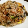 かっちかち海苔巻きでチャーハン
