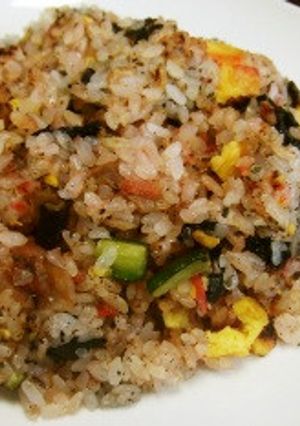 かっちかち海苔巻きでチャーハン-レシピのメイン写真