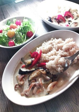 【簡単】濃厚グリーンカレー（ヴィーガン）-レシピのメイン写真