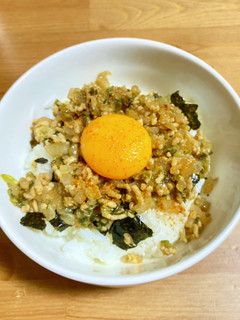 ピリ辛!ネギとひき肉のっけ丼-レシピのメイン写真