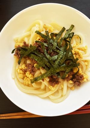 冷やしそぼろ饂飩-レシピのメイン写真