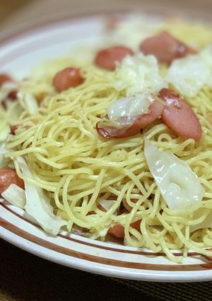 時短◎ソーセージでペペロンチーノ風焼そば-レシピのメイン写真