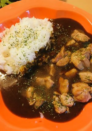 レトルト●鶏もも肉さっと炒めのカレー-レシピのメイン写真