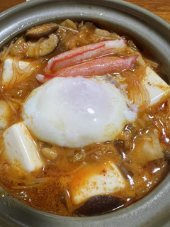 ごま香る✨ピリ辛お豆腐鍋-レシピのメイン写真