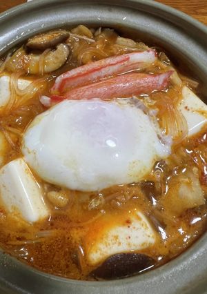 ごま香る✨ピリ辛お豆腐鍋-レシピのメイン写真