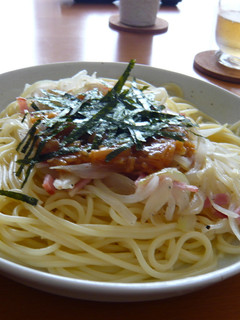 なめたけ de 和風パスタ-レシピのメイン写真