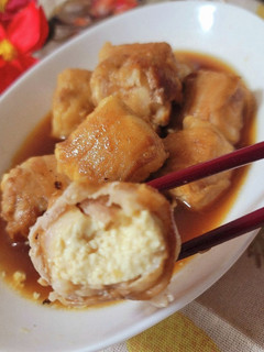 島豆腐の豚バラ巻きらふてー風-レシピのメイン写真