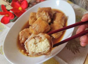 島豆腐の豚バラ巻きらふてー風-レシピのメイン写真