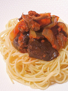 牛肉ラタトゥイユのパスタ-レシピのメイン写真