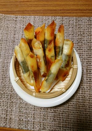ヨウサマの減塩おやじのワンタン皮おつまみ-レシピのメイン写真