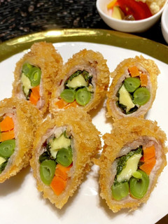 肉巻きフライ★チーズの大葉巻き 野菜入り-レシピのメイン写真