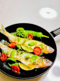 オーブンで鮎のハーブ焼き-レシピのメイン写真