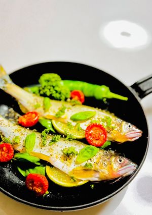 オーブンで鮎のハーブ焼き-レシピのメイン写真