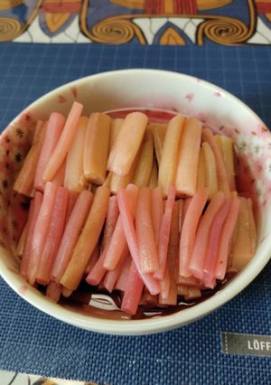 ずいき下処理(手抜編)-レシピのメイン写真