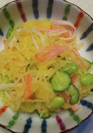 そうめん瓜の春雨サラダ風-レシピのメイン写真