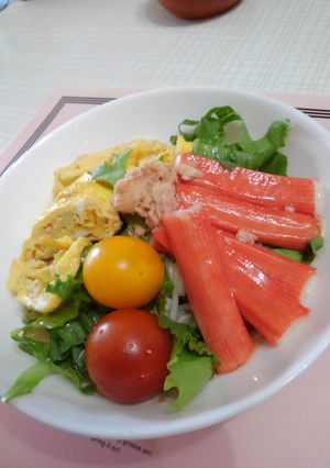 うまーい!さっぱりサラダ麺-レシピのメイン写真