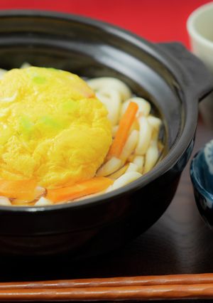 まんまる卵をのせたあんかけうどん-レシピのメイン写真
