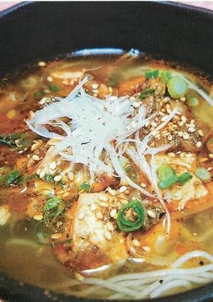 残った麻婆豆腐でピリ辛担担麺風にゅうめん-レシピのメイン写真
