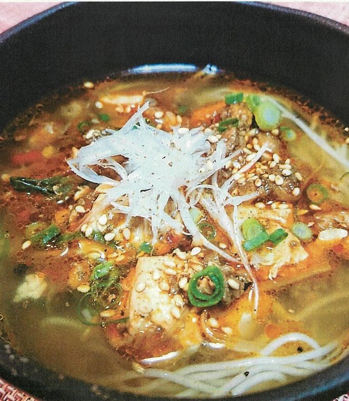 残った麻婆豆腐でピリ辛担担麺風にゅうめん-レシピのメイン写真