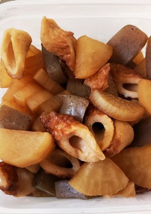 大根竹輪こんにゃくの煮物-レシピのメイン写真