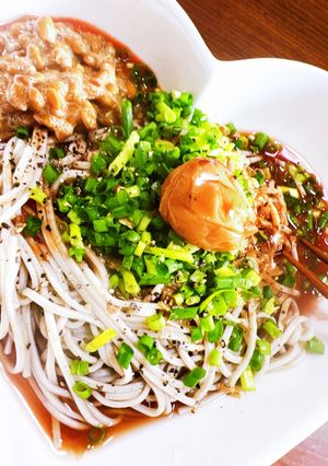 さっぱりトマトジュースそば-レシピのメイン写真