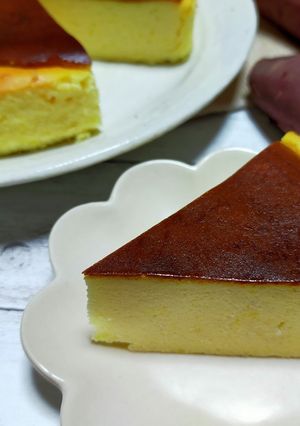 さつまいもと米粉のバスク風チーズケーキ-レシピのメイン写真
