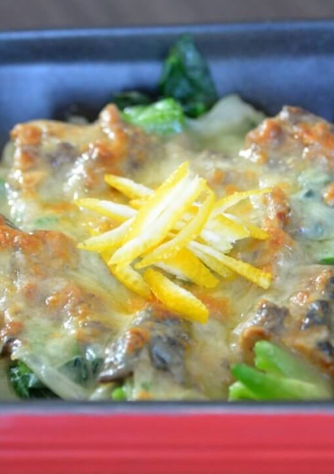 ほうれん草と鯖缶チーズ焼き　JAいるま野-レシピのメイン写真