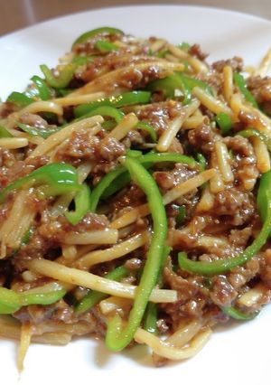 バラ肉の青椒肉絲-レシピのメイン写真