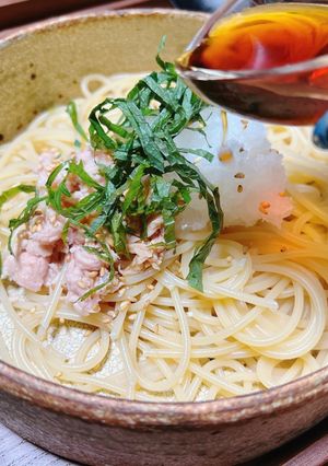 ツナおろしパスタ-レシピのメイン写真