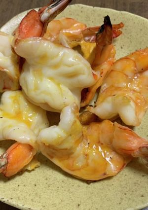 簡単おつまみ☆海老の黄身焼き-レシピのメイン写真