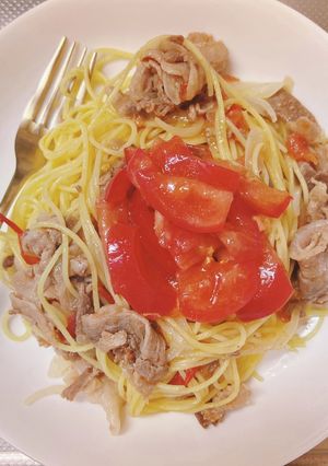 トマトパスタ-レシピのメイン写真