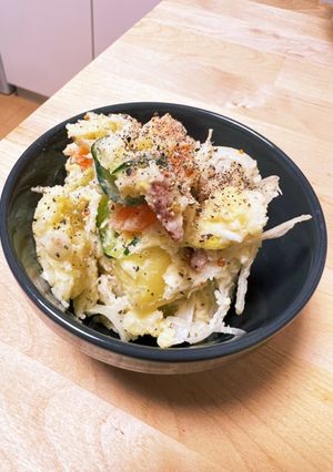 居酒屋風☆マスタード入りポテトサラダ-レシピのメイン写真