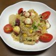 【筋肉飯】タコと夏野菜のドライカレー