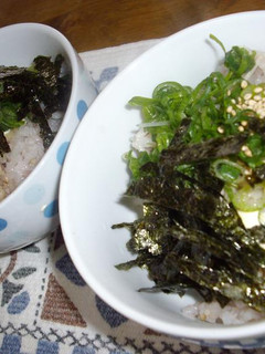 のせるだけ☆簡単なめ茸の混ぜ混ぜごはん♪-レシピのメイン写真