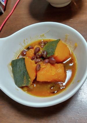 かぼちゃの小豆煮-レシピのメイン写真
