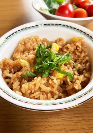 コーン＆ツナ　シンプル炊き込みご飯-レシピのメイン写真