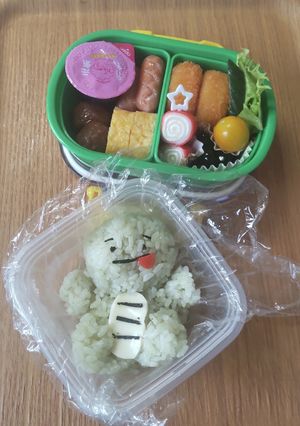 まいぜんマイッキー　キャラ弁デコふり　　-レシピのメイン写真