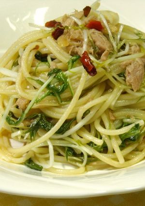 簡単ランチ✿ツナと水菜のパスタ♪-レシピのメイン写真