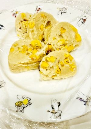 防災食　お湯ポチャで「コーン蒸しパン」-レシピのメイン写真