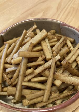 甘くないごぼうのきんぴら-レシピのメイン写真