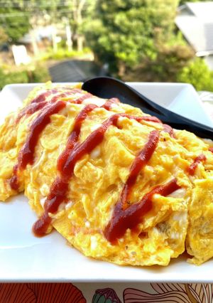 ダックライスでオムライス-レシピのメイン写真