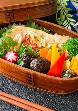 65℃,95℃ 冷凍メカジキの中華煮弁当-レシピのメイン写真