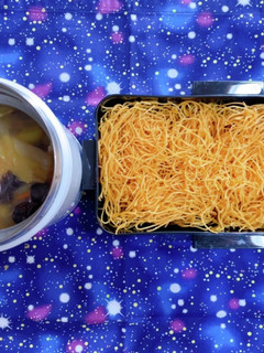 時短お弁当盛り付け記録 皿うどん-レシピのメイン写真