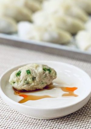 包む前に！レンチンでバッチリ餃子の味見-レシピのメイン写真