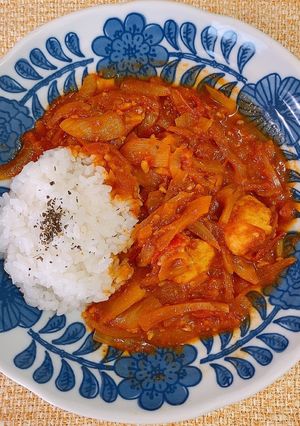 簡単☆トマトチキンカレー-レシピのメイン写真