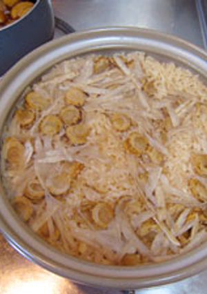 土鍋ホタテご飯-レシピのメイン写真