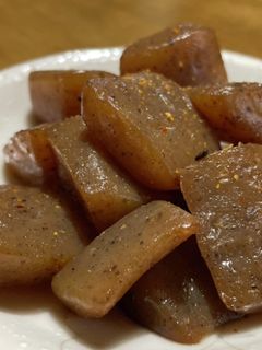 水っぽくないピリ辛こんにゃく煮-レシピのメイン写真