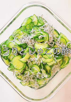 きゅうりとじゃこの酢の物-レシピのメイン写真