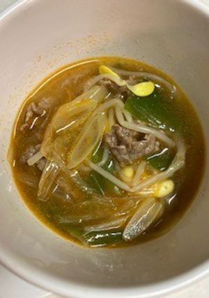 我が家の豆もやしスープ-レシピのメイン写真